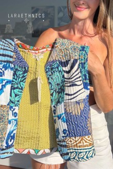 PATCHWORK VEST - ESTRELLA LAGON