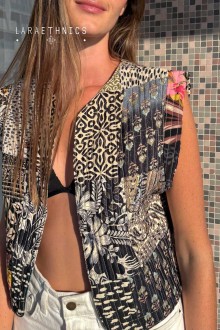 PATCHWORK VEST - ESTRELLA NIGHT