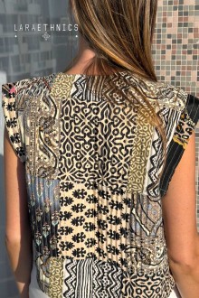 PATCHWORK VEST - ESTRELLA NIGHT