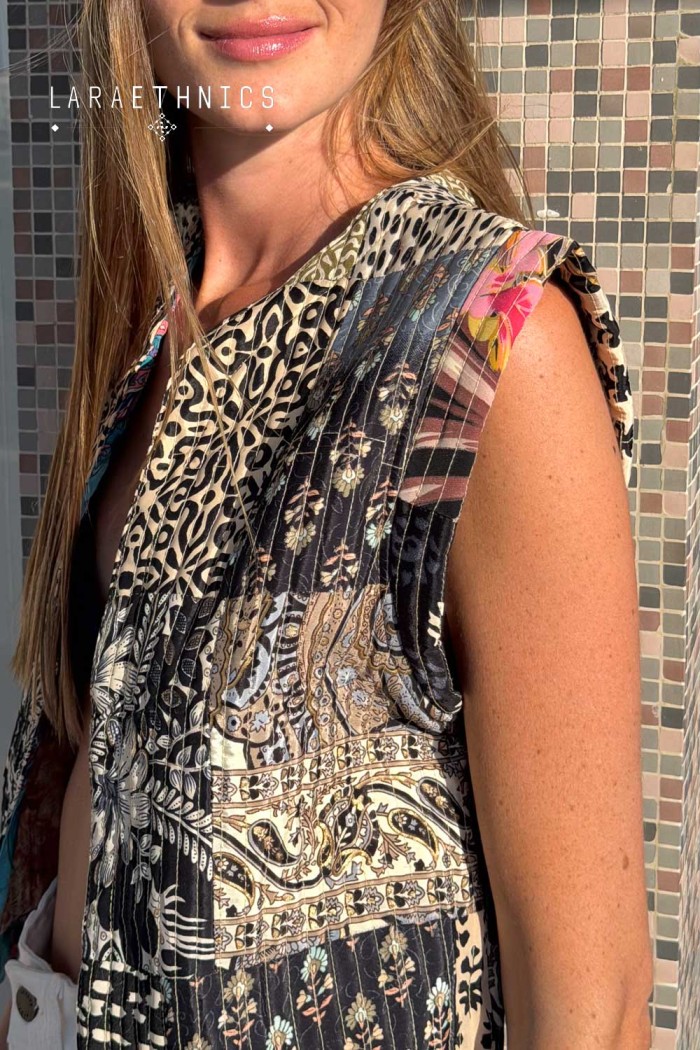 PATCHWORK VEST - ESTRELLA NIGHT