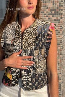 PATCHWORK VEST - ESTRELLA NIGHT