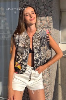 PATCHWORK VEST - ESTRELLA NIGHT