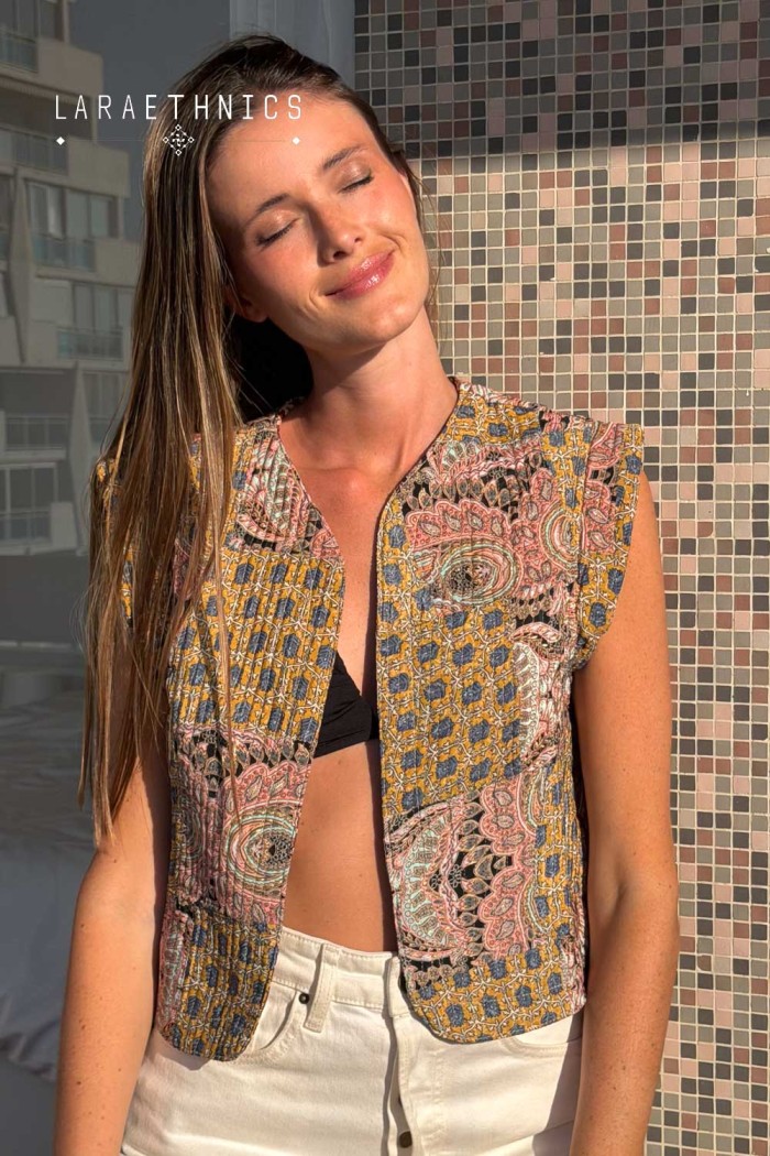 PATCHWORK VEST - ESTRELLA NAOS