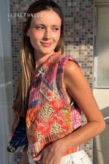 PATCHWORK VEST - ESTRELLA GRENADE
