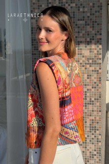 PATCHWORK VEST - ESTRELLA GRENADE