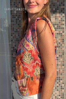 PATCHWORK VEST - ESTRELLA GRENADE