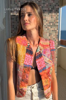 PATCHWORK VEST - ESTRELLA GRENADE