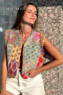 PATCHWORK VEST - ESTRELLA FIDJI
