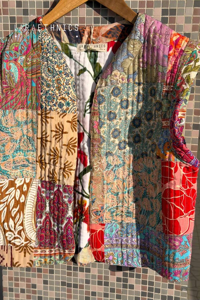 PATCHWORK VEST - ESTRELLA FIDJI
