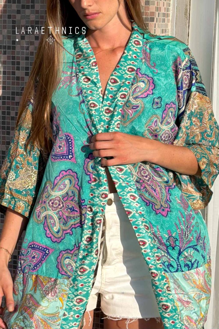 KIMONO DE PATCHWORK - OCTAVIA ALBA