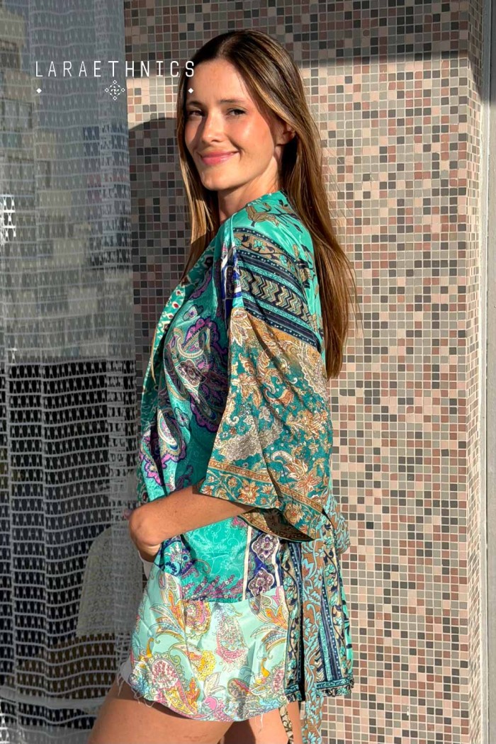 KIMONO DE PATCHWORK - OCTAVIA ALBA