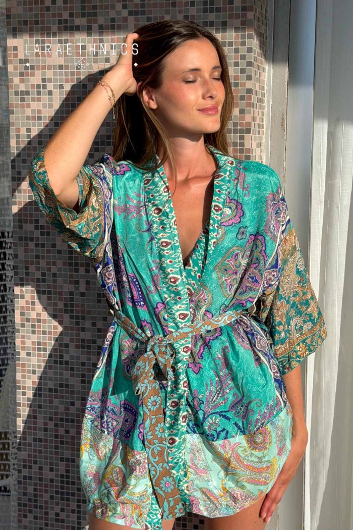 KIMONO DE PATCHWORK - OCTAVIA ALBA