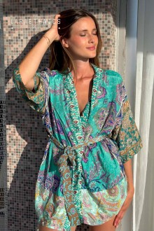 KIMONO DE PATCHWORK - OCTAVIA ALBA