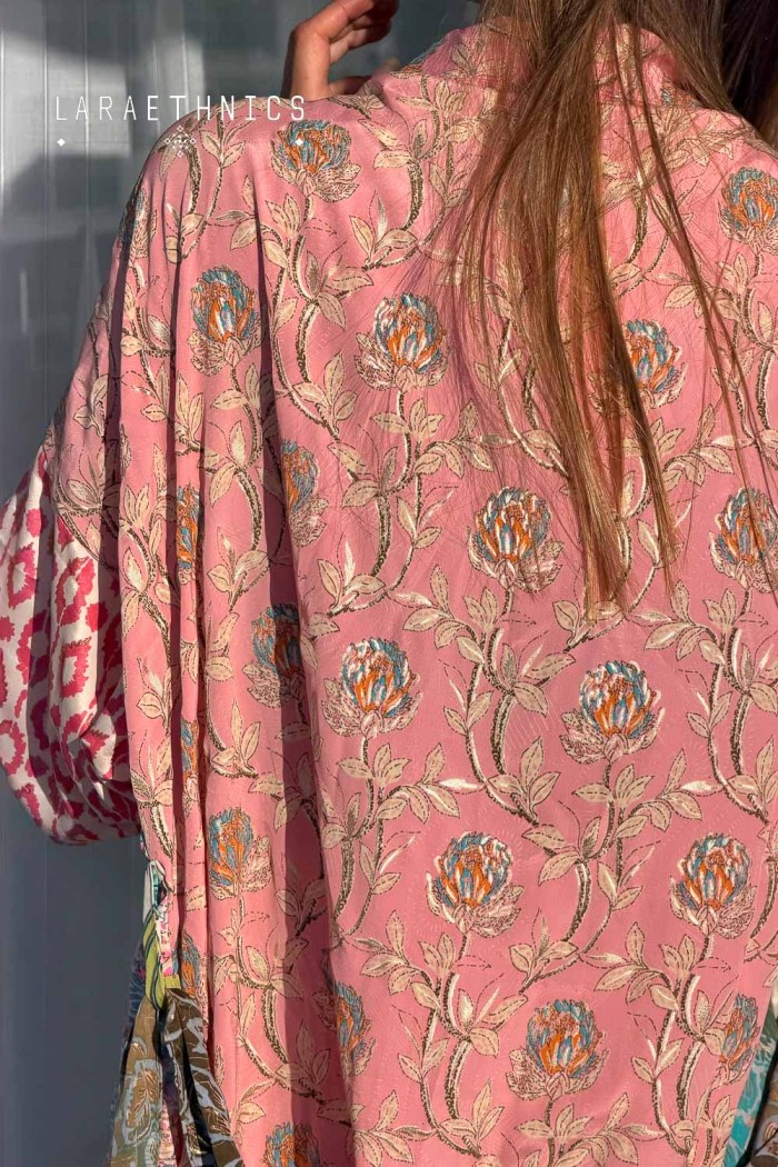 KIMONO DE PATCHWORK - OCTAVIA RUBIS