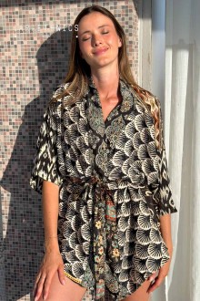 KIMONO DE PATCHWORK - OCTAVIA JUNGLE