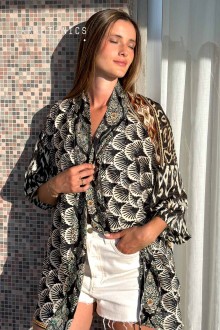 KIMONO DE PATCHWORK - OCTAVIA JUNGLE