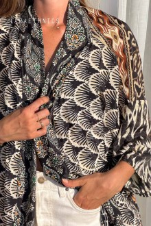 KIMONO DE PATCHWORK - OCTAVIA JUNGLE