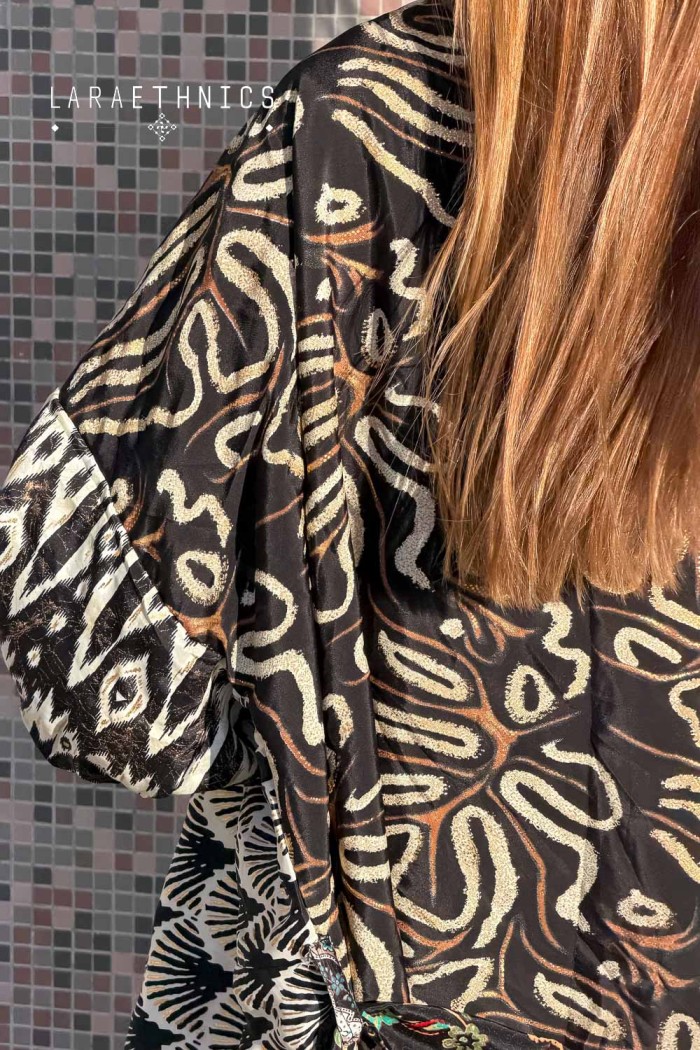 KIMONO DE PATCHWORK - OCTAVIA JUNGLE