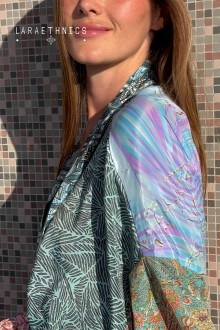 KIMONO DE PATCHWORK - OCTAVIA SHELL