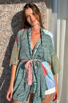 KIMONO DE PATCHWORK - OCTAVIA SHELL