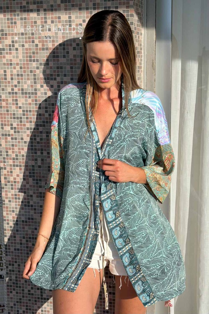 KIMONO DE PATCHWORK - OCTAVIA SHELL