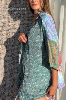 KIMONO DE PATCHWORK - OCTAVIA SHELL
