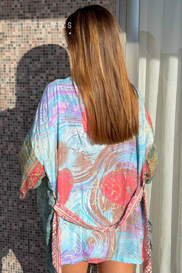 KIMONO DE PATCHWORK - OCTAVIA SHELL