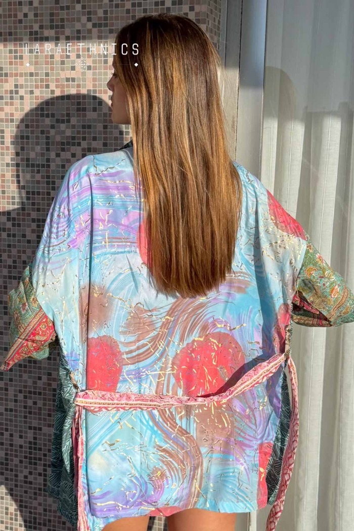 KIMONO DE PATCHWORK - OCTAVIA SHELL