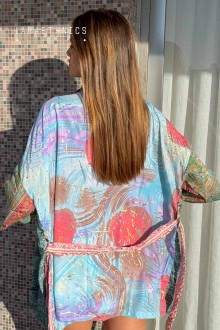 KIMONO DE PATCHWORK - OCTAVIA SHELL