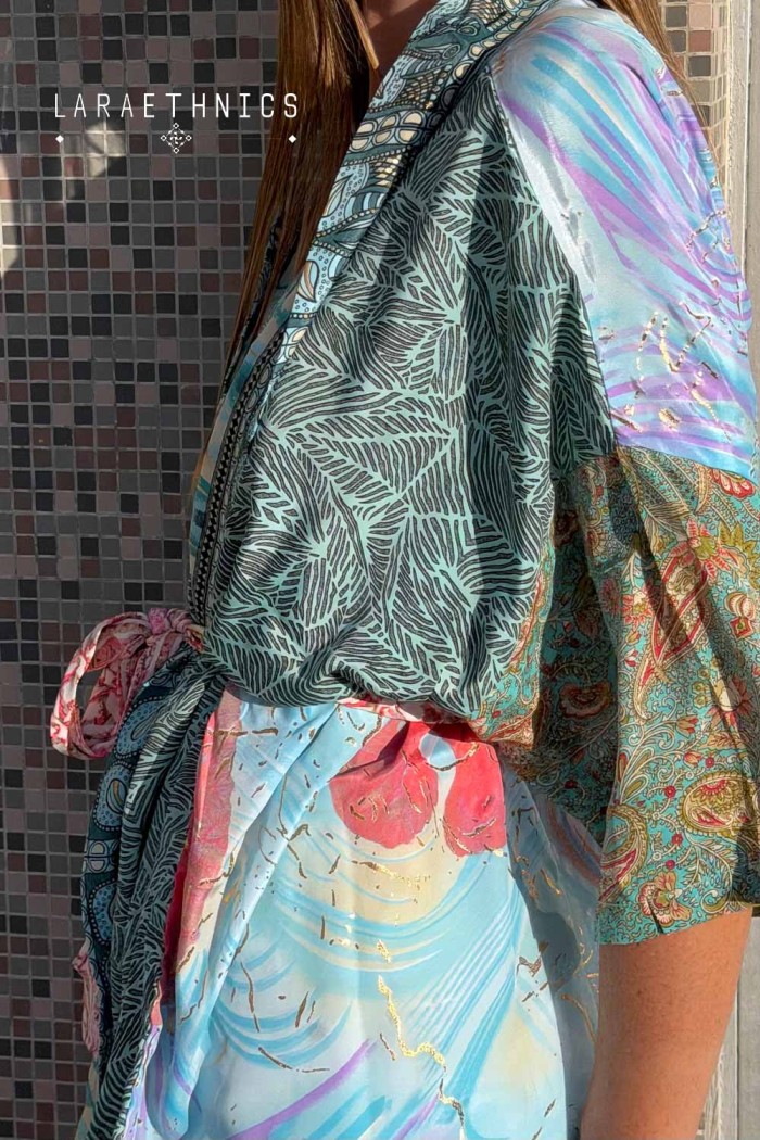 KIMONO DE PATCHWORK - OCTAVIA SHELL