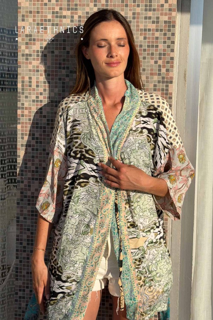 KIMONO DE PATCHWORK - OCTAVIA BRISE