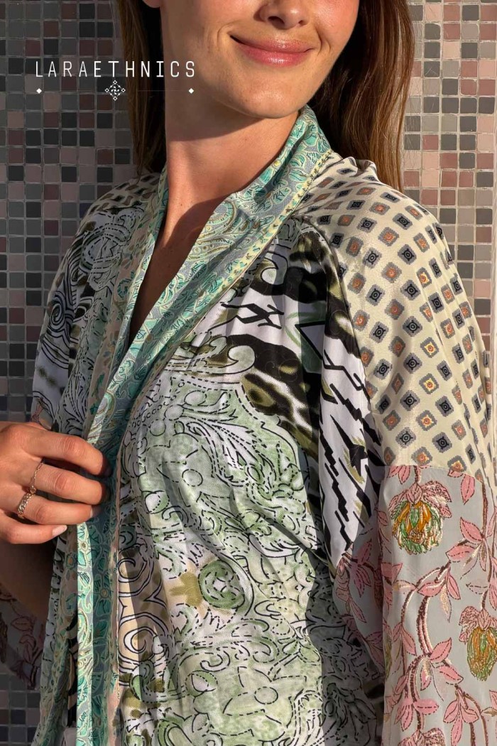 KIMONO DE PATCHWORK - OCTAVIA BRISE