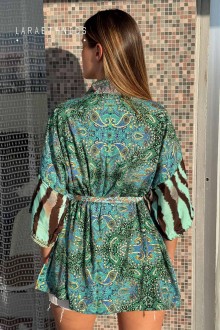 KIMONO DE PATCHWORK - OCTAVIA BORA