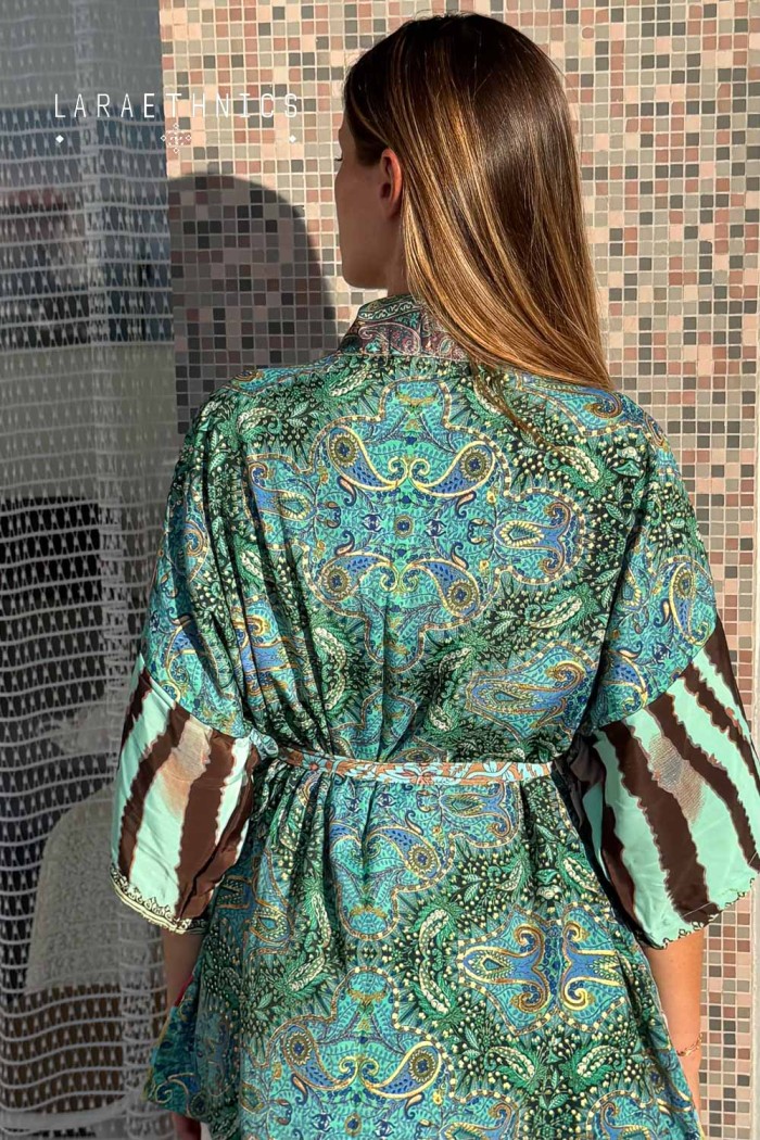KIMONO DE PATCHWORK - OCTAVIA BORA