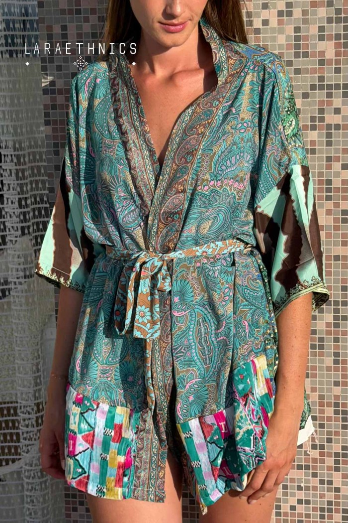 KIMONO DE PATCHWORK - OCTAVIA BORA
