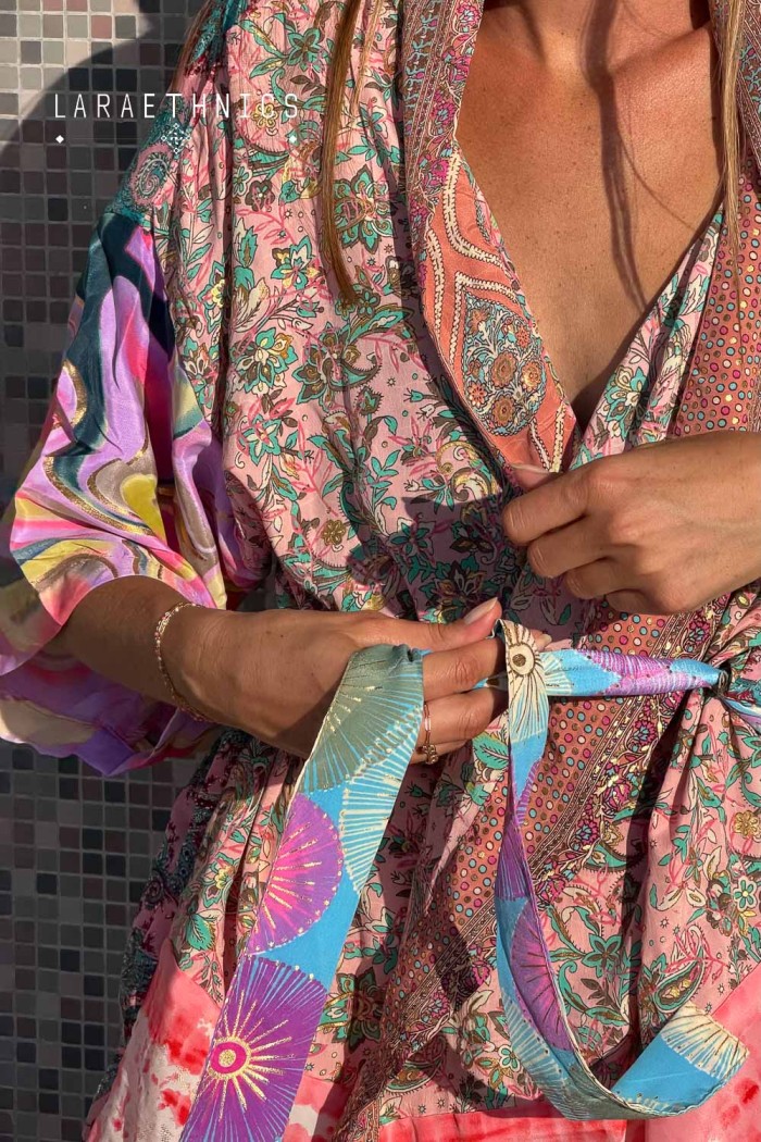 KIMONO DE PATCHWORK - OCTAVIA POP