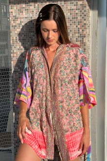 KIMONO DE PATCHWORK - OCTAVIA POP