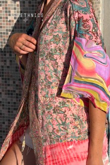 KIMONO DE PATCHWORK - OCTAVIA POP