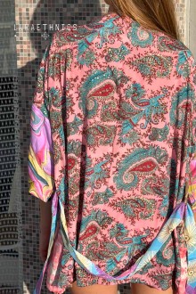 KIMONO DE PATCHWORK - OCTAVIA POP