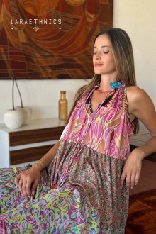PATCHWORK DRESS - DIANA MONOI