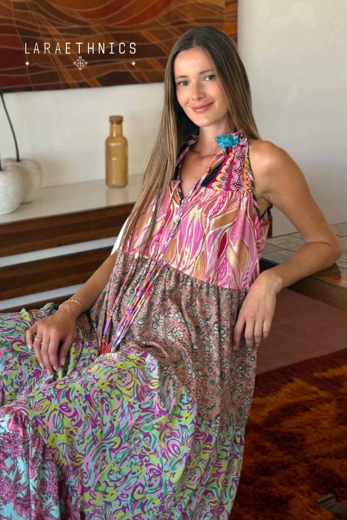 VESTIDO DE PATCHWORK - DIANA MONOI