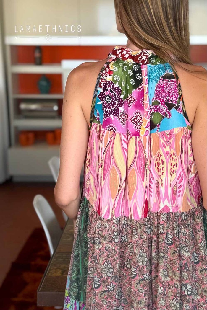 VESTIDO DE PATCHWORK - DIANA MONOI