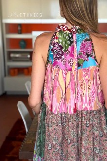 VESTIDO DE PATCHWORK - DIANA MONOI