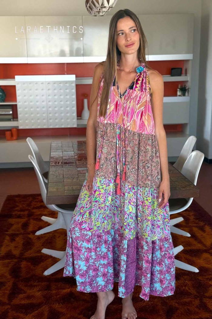 VESTIDO DE PATCHWORK - DIANA MONOI