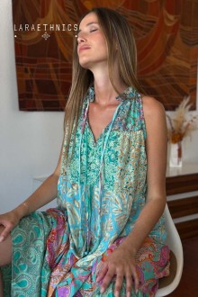 VESTIDO DE PATCHWORK - DIANA TAHITI