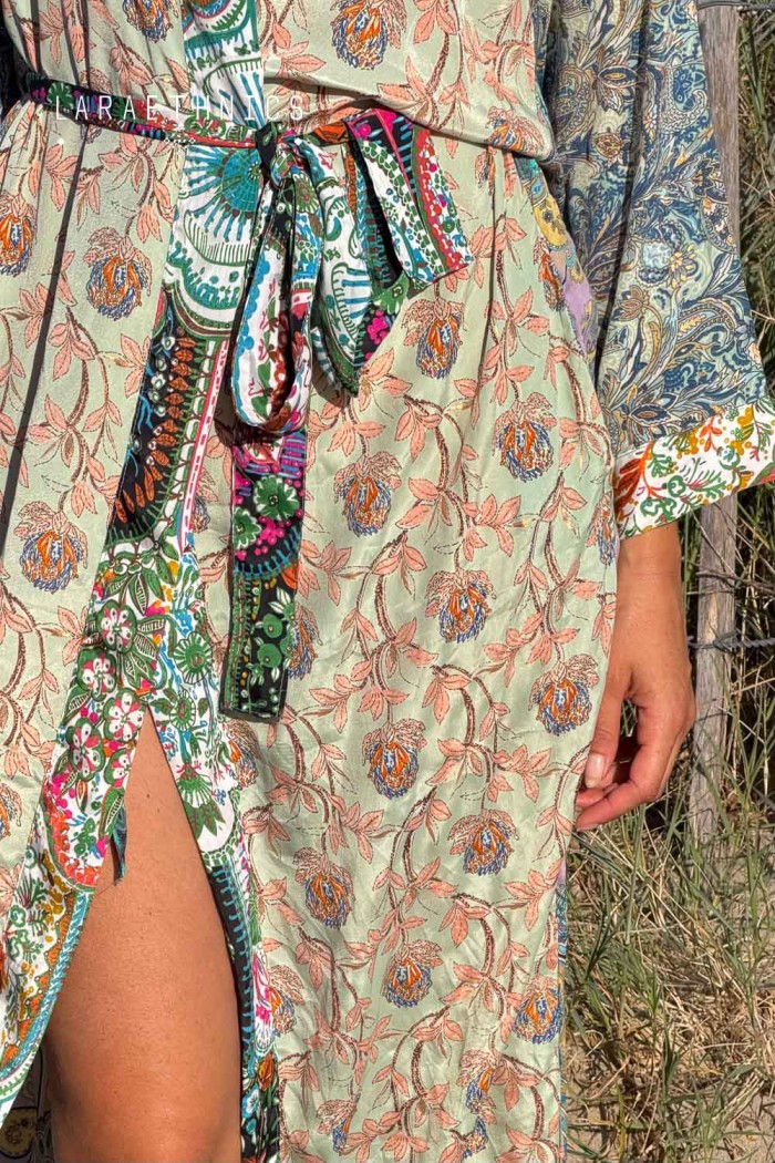 KIMONO DE PATCHWORK - SASKIA PASTEL