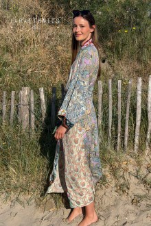 KIMONO DE PATCHWORK - SASKIA PASTEL