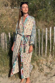 KIMONO DE PATCHWORK - SASKIA PASTEL
