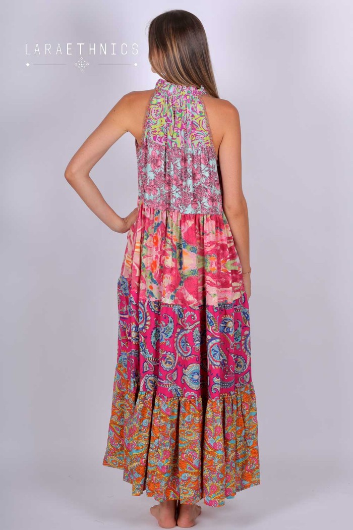 ROBE PATCHWORK - DIANA AQUARELLE