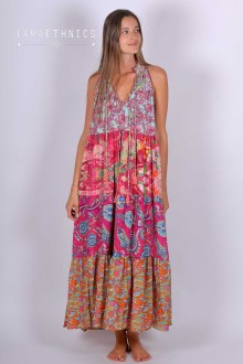 *VESTIDO DE PATCHWORK - DIANA AQUARELLE